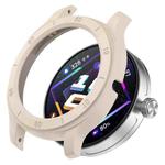For Huawei Watch GT Cyber PC Hollow Watch Protective Case(Ivory White)