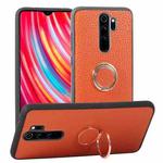 For Xiaomi Redmi Note 8 Pro Litchi Texture Magnetic Shockproof Protective Phone Case(Orange)