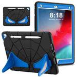 For iPad 10.2 2021 / 2020 / 2019 Silicone + PC Shockproof Protective Tablet Case (Black Blue)