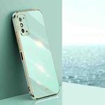 For Honor X30 Max XINLI Straight 6D Plating Gold Edge TPU Shockproof Case(Mint Green)