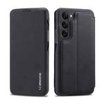 For Samsung Galaxy S23 5G LC.IMEEKE Hon Ancient Series Flip Leather Phone Case(Black)