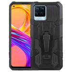 For Realme 8 Pro Armor Warrior Shockproof PC + TPU Phone Case(Black)