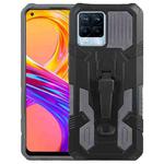 For Realme 8 Pro Armor Warrior Shockproof PC + TPU Phone Case(Grey)