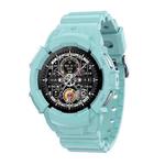 For Samsung Galaxy Watch5 44mm Solid Color Silicone Watch Band(Cyan)