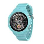 For Samsung Galaxy Watch5 Pro 45mm Solid Color Silicone Watch Band(Cyan)