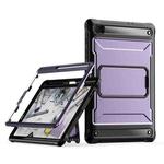 For Samsung Galaxy Tab S6 Lite Explorer PC + TPU Tablet Protective Case with Pen Slot(Purple)