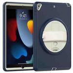 For iPad 10.2 2021/2020/2019 / Pro 10.5 / Air 10.5 2018/2019 Shockproof TPU + PC Tablet Case(Cream+Navy Blue)