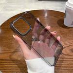 For iPhone 12 / 12 Pro Glitter Powder Transparent TPU Phone Case(Black)