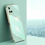 For vivo Y32 4G XINLI Straight Edge 6D Electroplate TPU Phone Case(Mint Green)