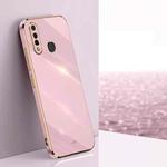 For vivo Z5x XINLI Straight Edge 6D Electroplate TPU Phone Case(Cherry Purple)