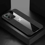 For vivo S15 Pro XINLI Stitching Cloth Textue Shockproof TPU Phone Case(Black)