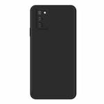 For Samsung Galaxy A02s EU Version Imitation Liquid Silicone Phone Case(Black)