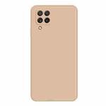 For Samsung Galaxy A22 4G Imitation Liquid Silicone Phone Case(Apricot)