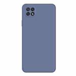 For Samsung Galaxy A22 5G Imitation Liquid Silicone Phone Case(Grey)