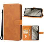 For Google Pixel 7a Leather Phone Case(Brown)