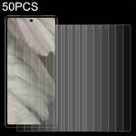 For Google Pixel 7a 50pcs 0.26mm 9H 2.5D Tempered Glass Film