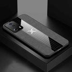 For Xiaomi Civi 2 XINLI Stitching Cloth Textue Shockproof TPU Phone Case(Grey)