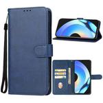 For Realme 10s Leather Phone Case(Blue)