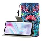 For Galaxy A31 Colored Drawing Horizontal Flip Leather Case with Holder & Card Slot & Wallet(Mandala)
