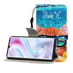 For Galaxy A31 Colored Drawing Horizontal Flip Leather Case with Holder & Card Slot & Wallet(Underwater Cat)