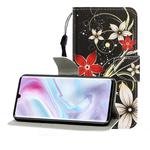 For Galaxy A31 Colored Drawing Horizontal Flip Leather Case with Holder & Card Slot & Wallet(Safflower)
