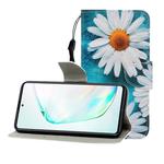 For Galaxy A81 Colored Drawing Horizontal Flip Leather Case with Holder & Card Slot & Wallet(Chrysanthemum)