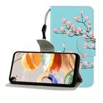 For LG K61 Colored Drawing Horizontal Flip Leather Case with Holder & Card Slot & Wallet(Chrysanthemum)