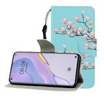 For Huawei Nova 7 Colored Drawing Horizontal Flip Leather Case with Holder & Card Slot & Wallet(Magnolia)