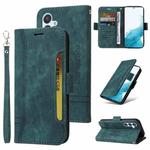 For Samsung Galaxy A54 5G BETOPNICE Dual-side Buckle Leather Phone Case(Green)