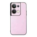 For OPPO Reno9 Pro+ Cowhide Texture PU Phone Case(Pink)