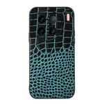 For vivo X90 Pro+ Crocodile Top Layer Cowhide Leather Phone Case(Cyan Blue)
