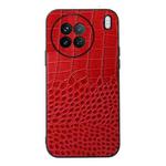For vivo X90 Crocodile Top Layer Cowhide Leather Phone Case(Red)