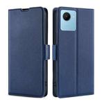 For Realme C30s Ultra-thin Voltage Side Buckle Horizontal Flip Leather Phone Case(Blue)