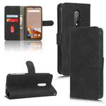 For Blackview BV5200 Skin Feel Magnetic Flip Leather Phone Case(Black)