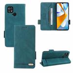 For Xiaomi Poco C40 Magnetic Clasp Flip Leather Phone Case(Green)