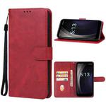 For Orbic Joy 4G RC608L Leather Phone Case(Red)