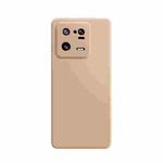 For Xiaomi 13 Pro Imitation Liquid Silicone Phone Case(Apricot)