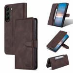 For Samsung Galaxy S23+ 5G AZNS Dream II Skin Feel Flip Leather Phone Case(Coffee)