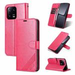 For Xiaomi 13 AZNS Sheepskin Texture Flip Leather Phone Case(Red)