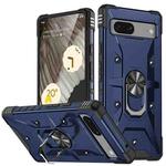 For Google Pixel 7 5G Ring Holder Phone Case(Blue)