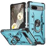 For Google Pixel 7 5G Ring Holder Phone Case(Light Blue)