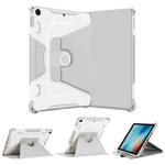 For iPad 9.7 2018/2017 / Air 1/Air 2 360 Degree Rotating Armored Smart Tablet Leather Case(Grey)
