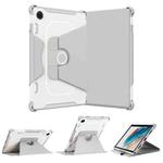 For Samsung Galaxy Tab A8 10.5 2021 360 Degree Rotating Armored Smart Tablet Leather Case(Grey)