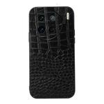 For vivo X90 Pro Crocodile Texture Genuine Leather Phone Case(Black)