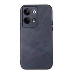 For OPPO Reno9 / Reno9 Pro Cowhide Texture PU Phone Case(Blue)