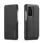 For Huawei P40 Pro LC.IMEEKE Hon Ancient Series Horizontal Flip Leather Case with Holder & Card Slot(Black)