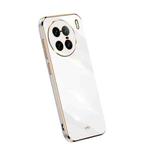 For vivo X90 Pro+ XINLI Straight Edge 6D Electroplate TPU Phone Case(White)