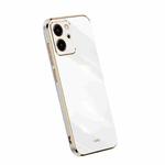 For Honor 80 SE 5G XINLI Straight Edge 6D Electroplate TPU Phone Case(White)