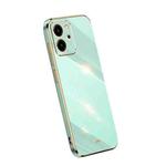 For Honor 80 SE 5G XINLI Straight Edge 6D Electroplate TPU Phone Case(Mint Green)