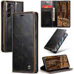 For Samsung Galaxy S23+ 5G CaseMe 003 Crazy Horse Texture Leather Phone Case(Coffee)